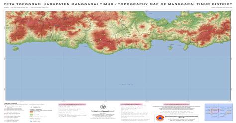 Peta Topografi Kabupaten Manggarai Geospasialbnpbgoidwp Content