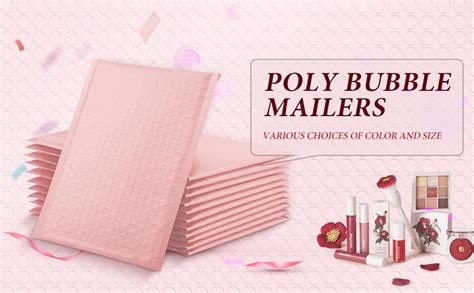 Switory 100Pcs Poly Bubble Mailers 15 3x22 9cm Padded Envelopes Bulk