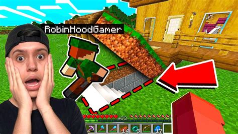 Descobri O Novo Esconderijo Secreto Do Robin Hood Gamer Na Era Da Redstone 😱 Youtube