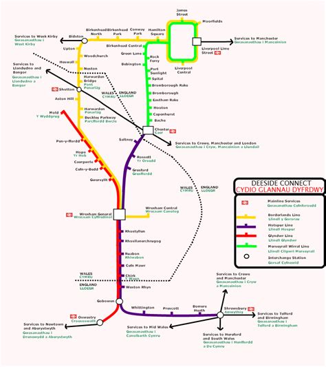 Wales Train Rail Maps