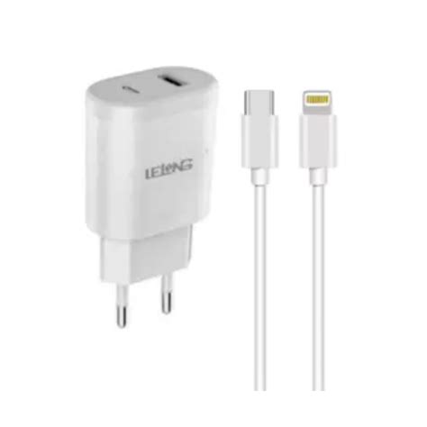 CARREGADOR LELONG TIPO C P IOS BRANCO 5 1A LE 285CP