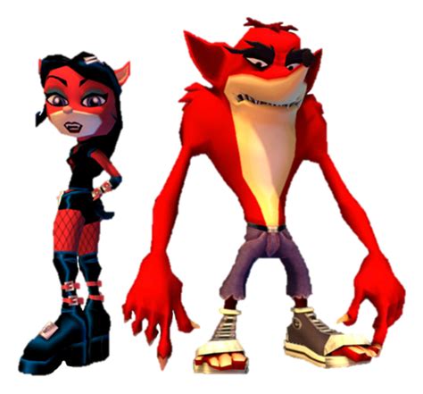 Crash Twinsanity Evil Crash And Evil Coco By Paperbandicoot On Deviantart