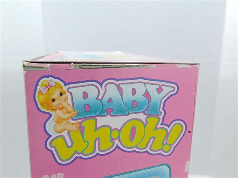 Vintage Hasbro 1989 Baby Uh Oh Drink Wet Baby Doll In Diaper Read