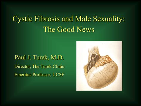 Male Fertility And Cf The Cystic Fibrosis Center At Stanford