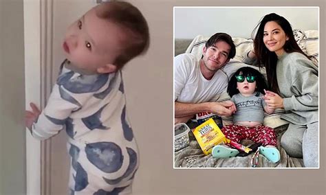 Olivia Munn Captures Her One Year Old Son Malcolm Successfully Opening