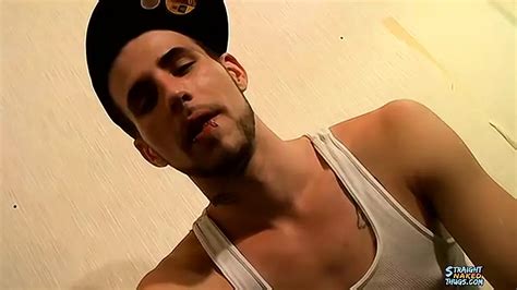 Straight Thug Nolan Looks Badass While Tugging His Hard Cock Gay Straight Guy Amateur Porn