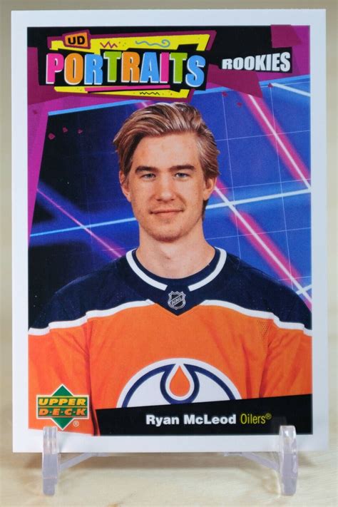 Upper Deck Ud Portraits Rookies Ryan Mcleod P Edmonton