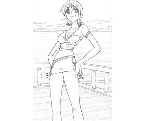 Nami Coloring Pages Coloring Home