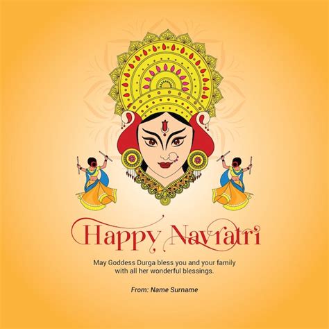 Premium Vector Durga Puja Happy Navratri Festival Celebration