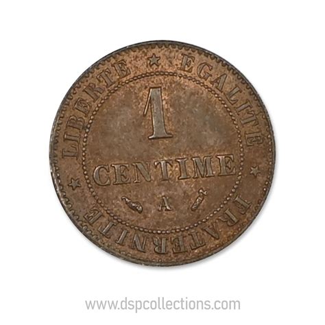 France Pi Ce De Centime C R S A Paris