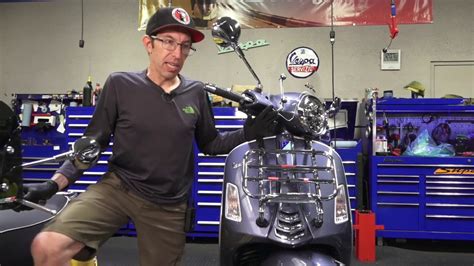 How To Install New Faco Front Rack On Vespa Gts Hpe Youtube