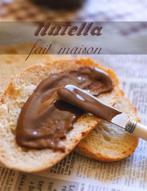 P Te Tartiner Aux Noisettes Nutella Maison Artofit