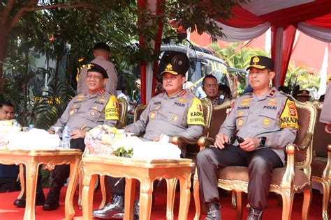 Kabaharkam Saksikan Simulasi Atasi Demonstran Dalam Persiapan