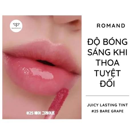 Son Romand 25 Bare Grape Màu Hồng Nude Chính Hãng Giá Tốt