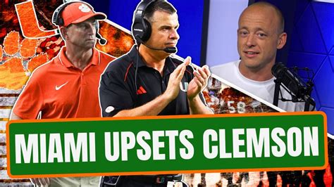 Miami Beats Clemson Josh Pate Rapid Reaction Late Kick Cut YouTube