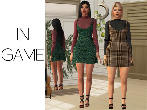 The Sims Resource ELENA DRESS WITH TOP