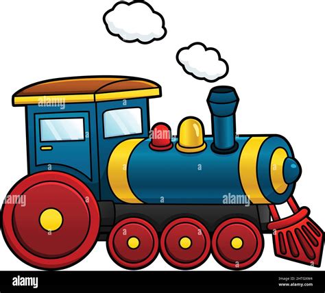 Steam locomotive hand drawn clipart hi-res stock photography and images ...