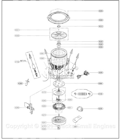 Lg Front Load Washing Machine Parts Diagrams