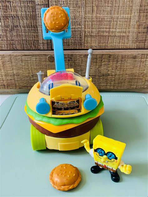 Bob Esponja Carrinho Hamburguer Brinquedo Fisher Price Brinquedo