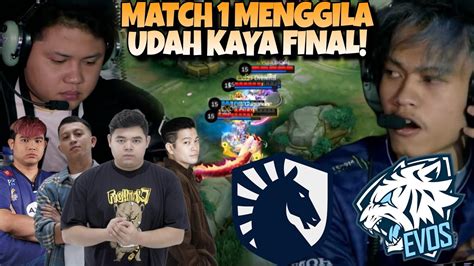 EPIC FIGHT BARU MATCH PERTAMA UDAH SENAM JANTUNG EVOS VS AURA