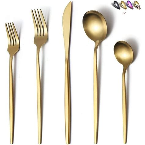 Gold Flatware