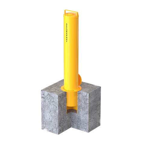 Builders Bollard Removable 150nb Leda