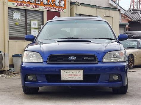 Subaru Legacy Touring Wagon Gt B Limited 2002 Blue 93000 Km Details Japanese Used Cars