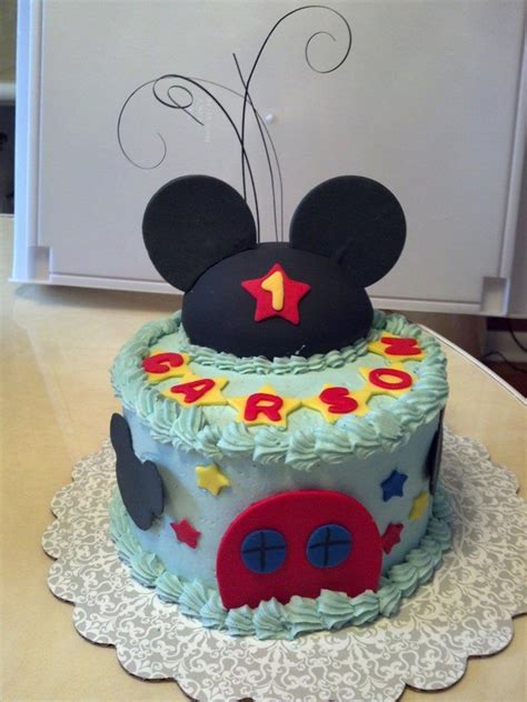 Mickey Mouse Clubhouse 1st Birthday Decorated Cake By 43 Off