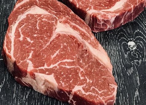 28 Day Dry Aged British Grass Fed Rib Eye Steaks 2x284g Althams Butchers