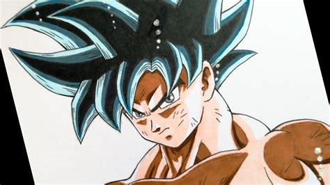 How To Draw Goku Ultra Instinct For Beginners