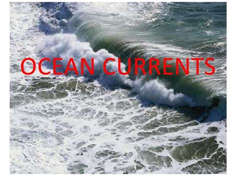 Ocean Currents Powerpoint