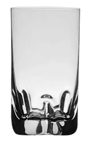 Vaso Bohemia Crystal Barline Copo De Cristal Para Gua Ml Trio