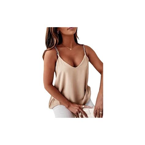 Orandesigne Canotta Donna Elegante Curvy Top Sexy Sera Sottogiacca