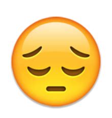 Ios Emoji Pensive Face