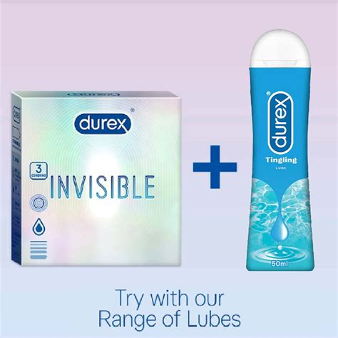 Buy DUREX INVISIBLE SUPER ULTRA THIN CONDOMS FOR MEN 3S Online Get