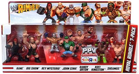 Wwe Wrestling Rumblers Series 3 Royal Rumble 7 Pack Exclusive Mini