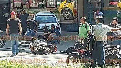 Motociclista Atropell A Mujer Y Menor De Edad En Xalapa Al Calor