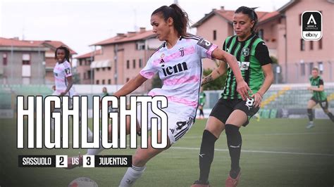 Highlights Sassuolo Juventus Women Serie A Poule Scudetto