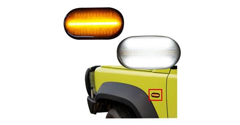 Luces Laterales LED DRL Direccional Para Jimny 2021 2024 SUNNY LIGHT