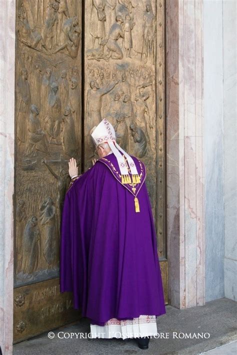 Opening Of The Holy Door Basilica Of Saint Paul Outside The Walls