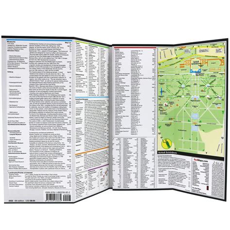 Vienna Historic City Center Foldout Map | Red Maps