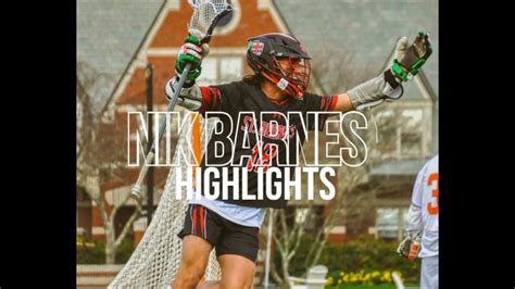 Nikolas Barnes 2024 Fall Lacrosse Highlights YouTube