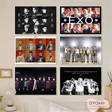 Jual POSTER KAYU EXO HIASAN DINDING KPOP POSTER KAYU KPOP DEKORASI