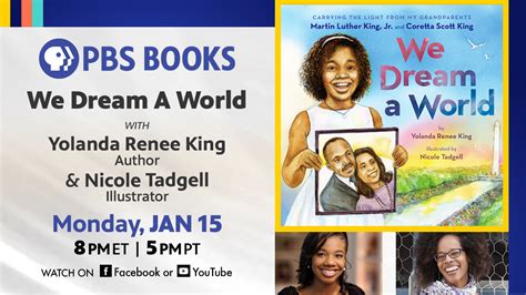 Author Talk with Yolanda Renee King - We Dream A World - PBS Books