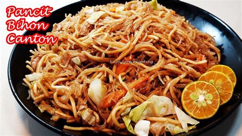 Easy Pancit Bihon Canton Recipe Youtube