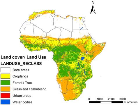 Land Use Map Of Africa - United States Map