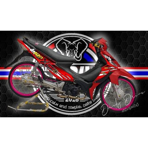 Sticker Motorcycle Design Suzuki Smash Decal Sticker Jrp Design