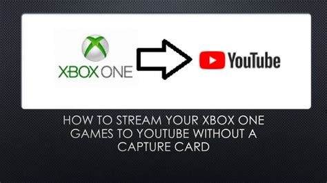 How To Stream From Xbox TO YOUTUBE WORKING 100 YouTube