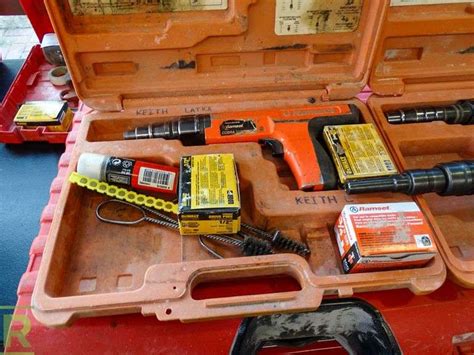 4 Powder Actuated Fastening Guns Remington 496 Ramset Viper And