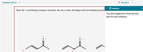 Solved Given The Structure Of The Resonance Hybrid Provide Chegg